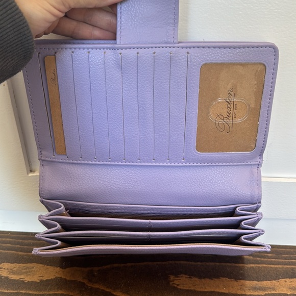 NWT Purple Julia Buxton Goto Super Wallet - Picture 4 of 7